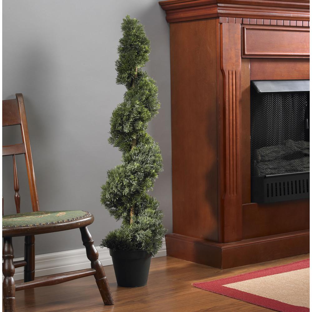 3ft. Cedar Spiral Silk Tree (Indoor/Outdoor)