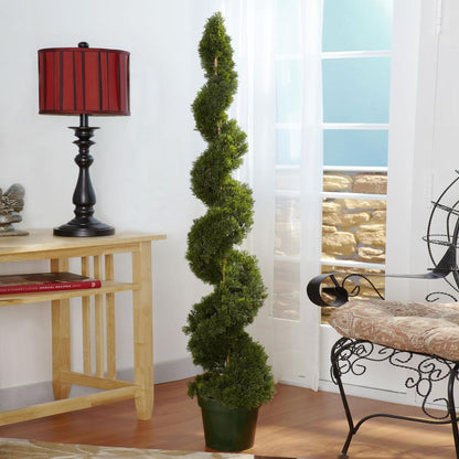 5ft. Cedar Spiral Silk Tree (Indoor/Outdoor)