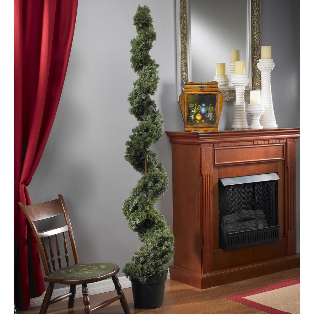 6ft. Cedar Spiral Silk Tree (Indoor/Outdoor)