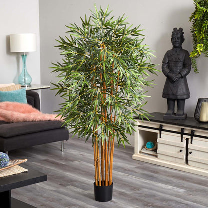 5ft. Curved Bamboo Silk Tree