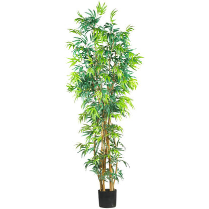 7ft. Curved Bamboo Silk Tree
