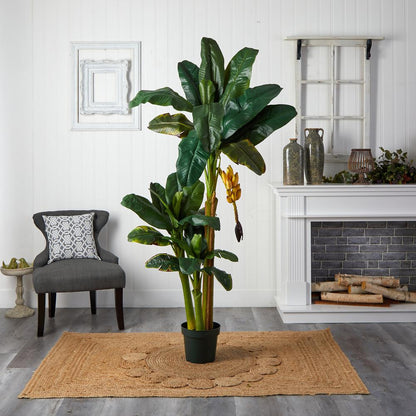 6ft. Triple Stalk Banana Silk Tree
