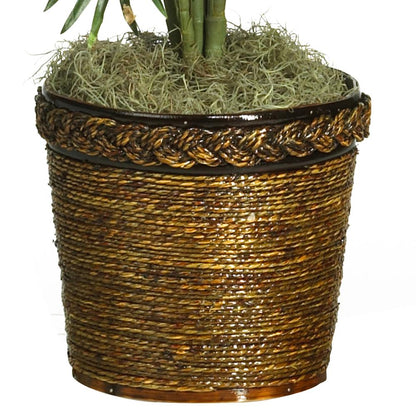 56in. Areca Palm Silk Tree with Basket