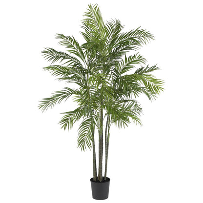 6ft. Areca Palm Silk Tree Green