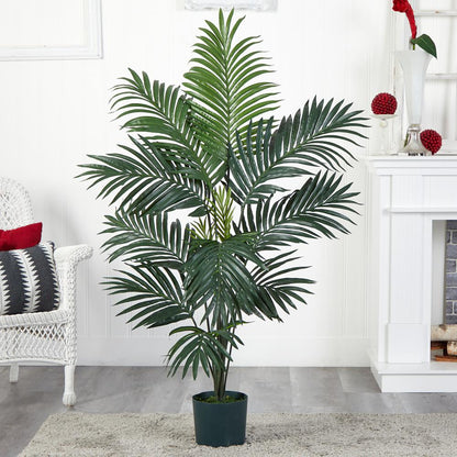 5ft. Kentia Palm Silk Tree Green