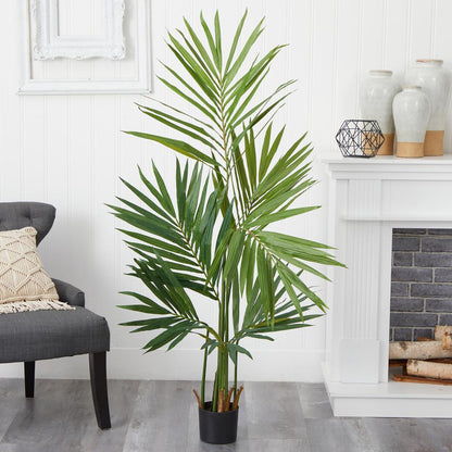 5ft. Kentia Palm Silk Tree, Green