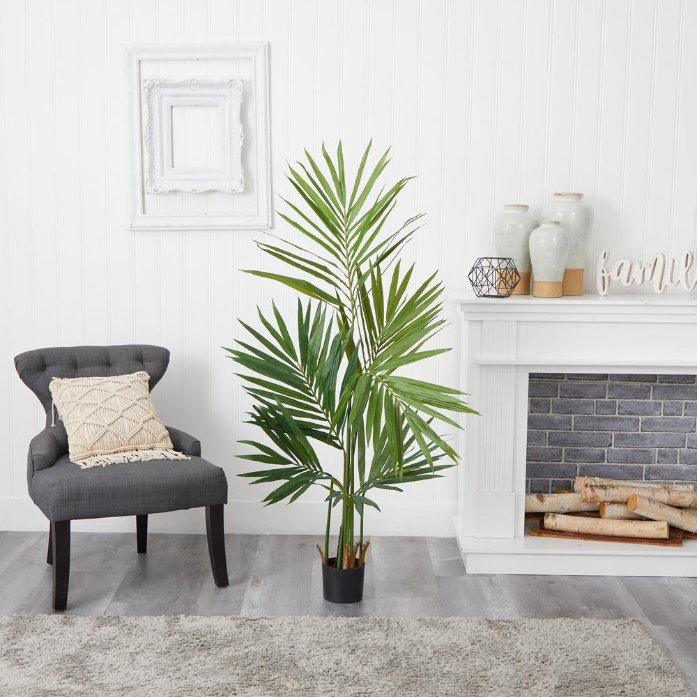 5ft. Kentia Palm Silk Tree, Green
