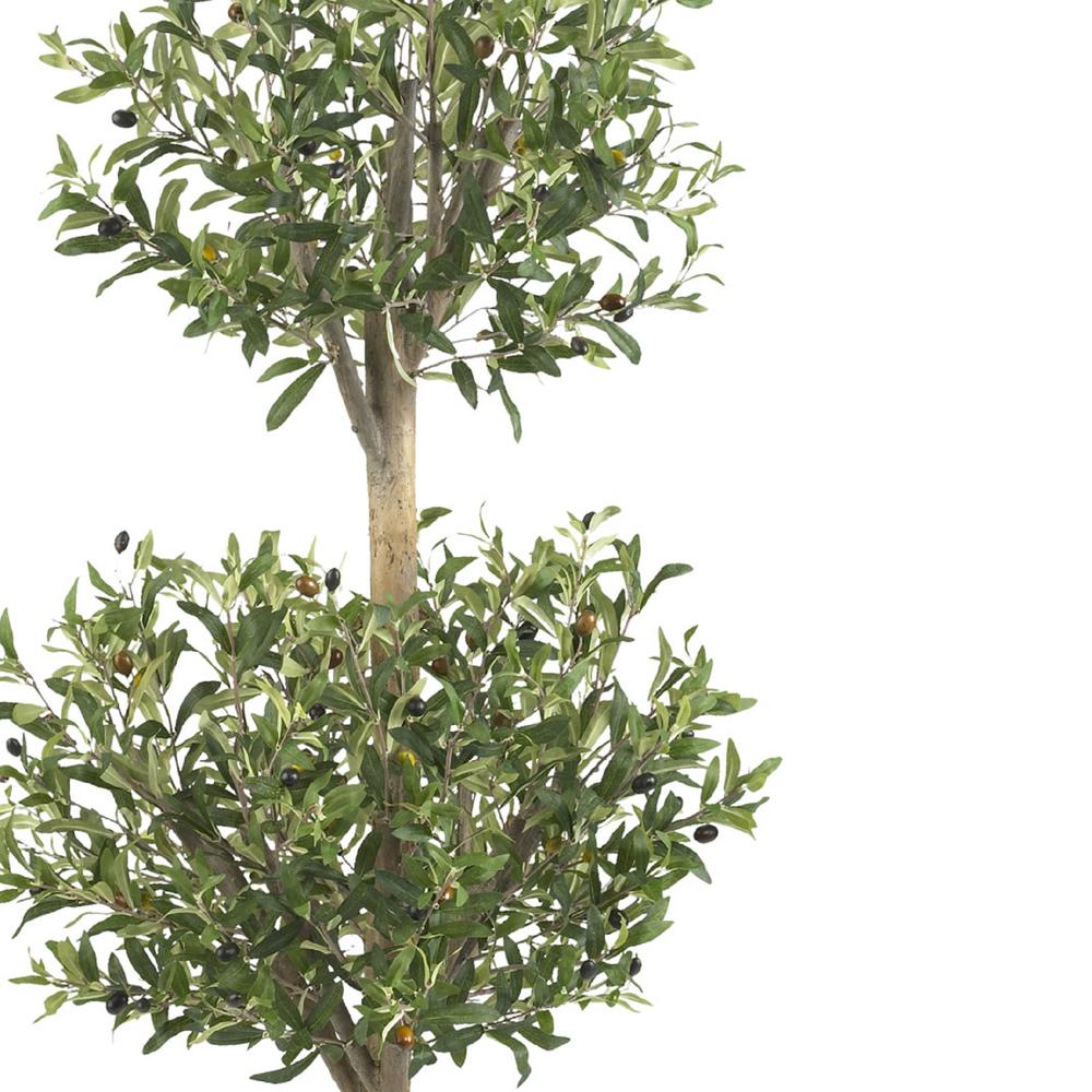 4.5ft. Olive Double Topiary Silk Tree