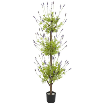 4ft. Lavender Topiary Silk Tree
