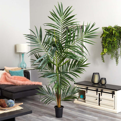 6ft. Kentia Palm Silk Tree, Green