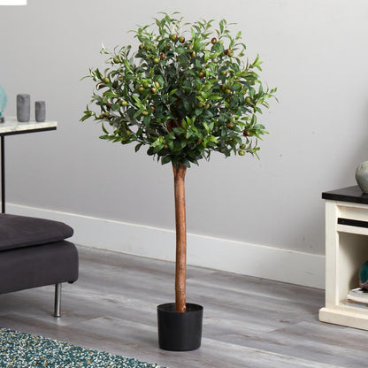 4ft. Olive Topiary Silk Tree