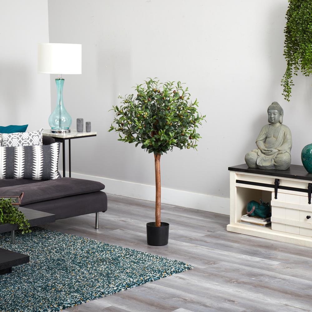 4ft. Olive Topiary Silk Tree