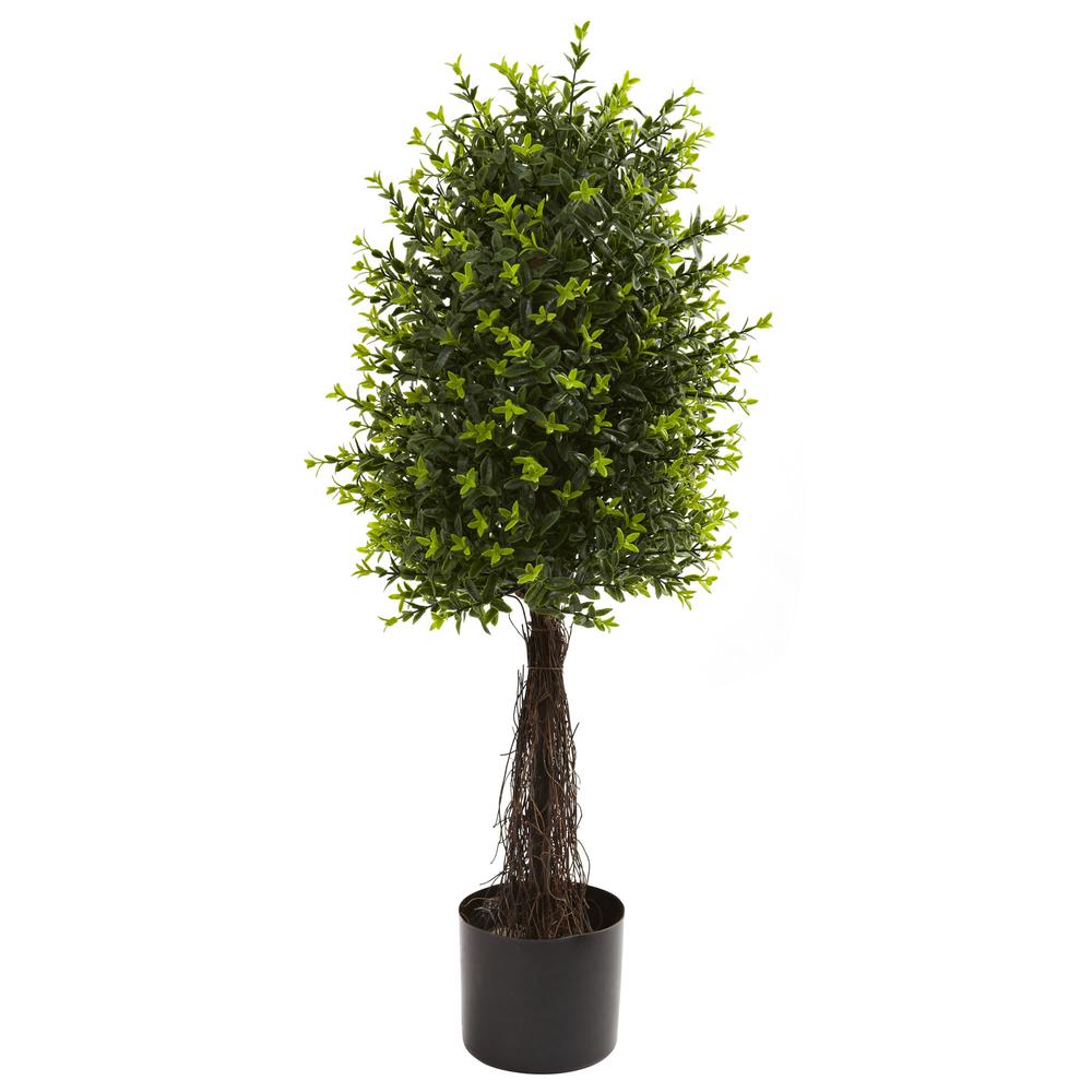 35in. Ixora Topiary UV Resistant (Indoor/Outdoor)