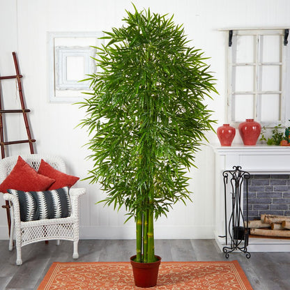 7 ft. H Bamboo Artificial Tree UV Resistant (Indoor/Outdoor)