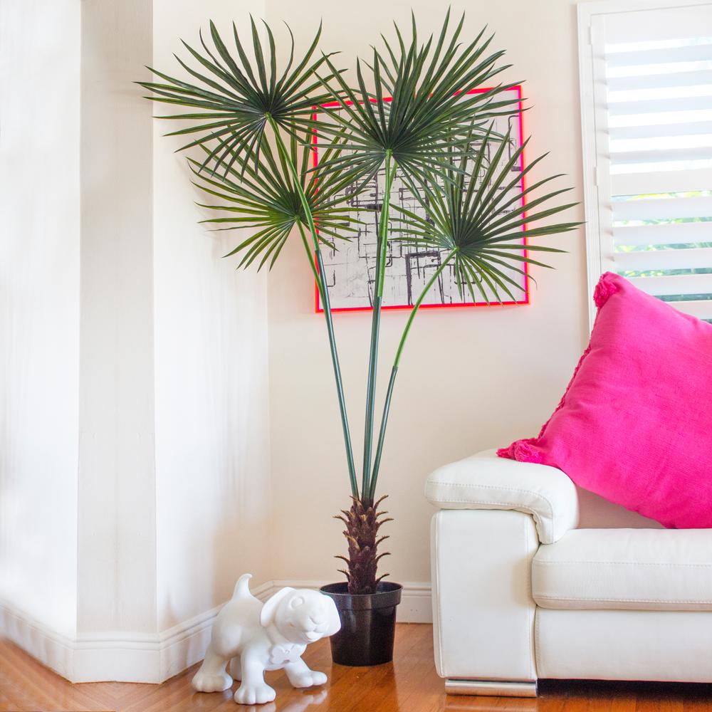 7ft. Fan Palm Tree UV Resistant (Indoor/Outdoor)
