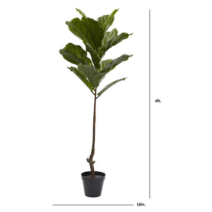 4ft. Fiddle Leaf Tree UV Resistant (Indoor/Outdoor)