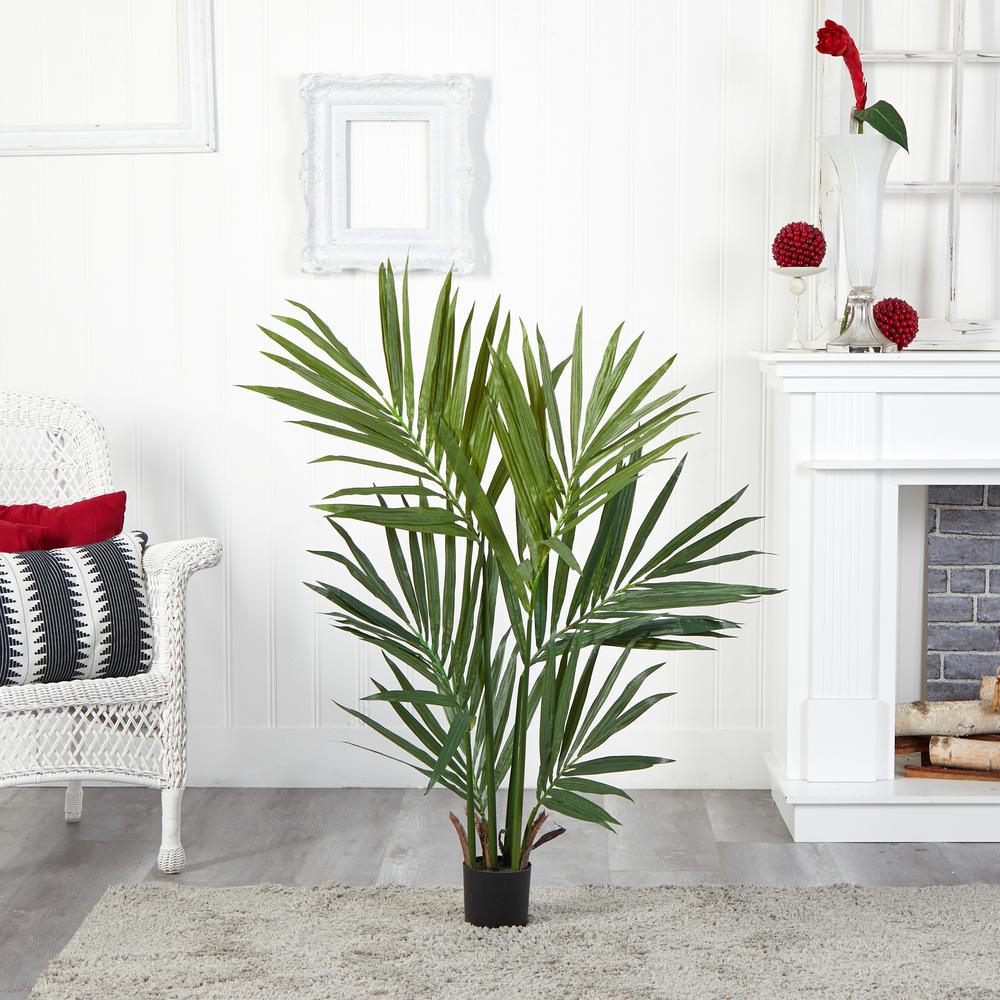 4ft. Kentia Palm Silk Tree, Green