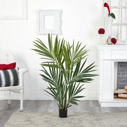 4ft. Kentia Palm Silk Tree, Green
