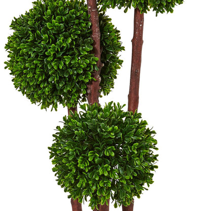 3ft. Boxwood Topiary Artificial Tree UV Resistant (Indoor/Outdoor)