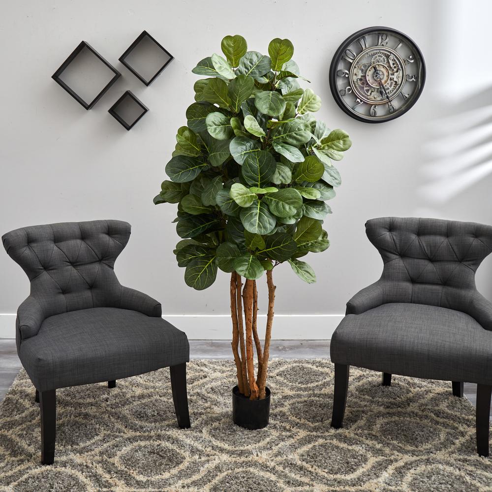 5ft. Fiddle Leaf Fig Artificial Tree Green