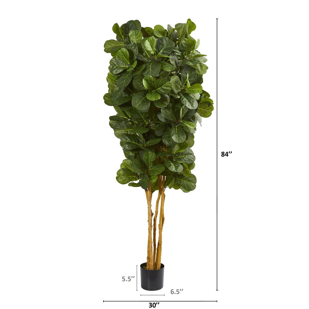7ft. Fiddle Leaf Fig Artificial Tree Green