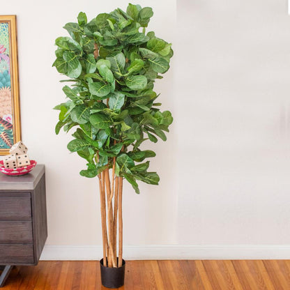 7ft. Fiddle Leaf Fig Artificial Tree Green