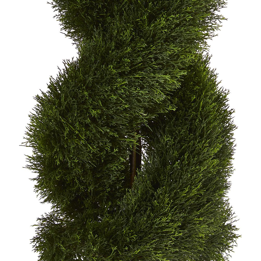 Double Pond Cypress Spiral Topiary UV Resistant (Indoor/Outdoor)