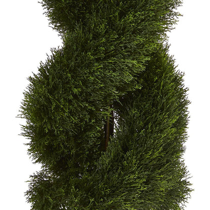 Double Pond Cypress Spiral Topiary UV Resistant (Indoor/Outdoor)