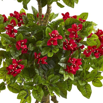 4ft. Double Bougainvillea Artificial Topiary Tree