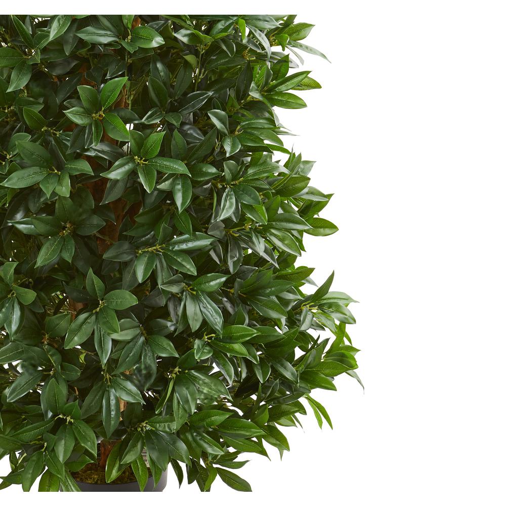 5ft. Bay Leaf Cone Topiary Artificial Tree UV Resistant (Indoor/Outdoor)