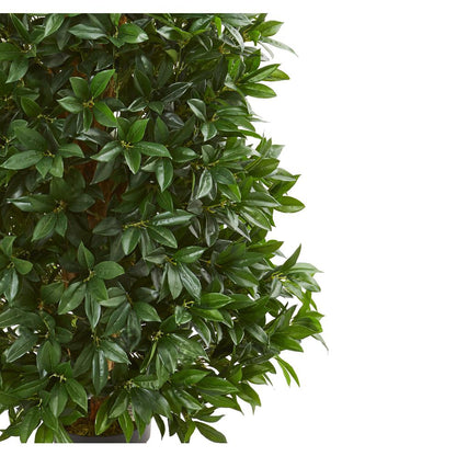 5ft. Bay Leaf Cone Topiary Artificial Tree UV Resistant (Indoor/Outdoor)