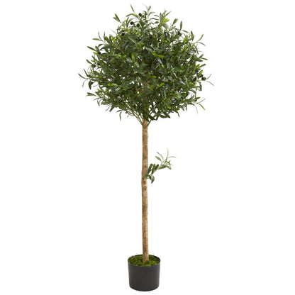 5ft. Olive Topiary Artificial Tree