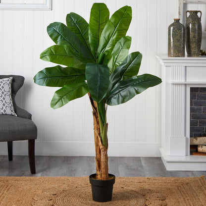4ft. Double Stalk Banana Artificial Tree