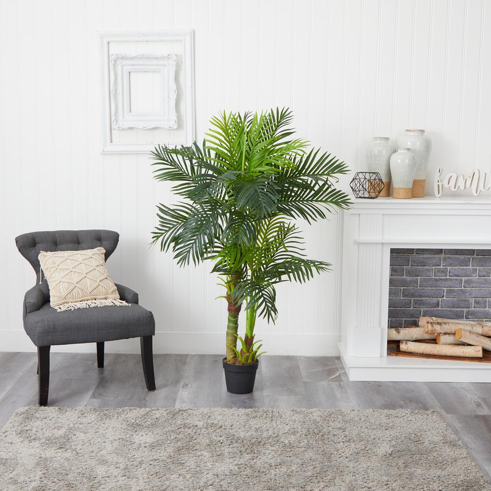 5ft. Double Stalk Hawaii Palm Artificial Tree