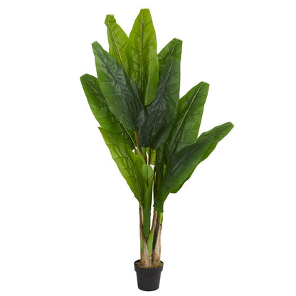 6ft. Triple Stalk Banana Artificial Tree