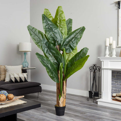 6ft. Triple Stalk Banana Artificial Tree