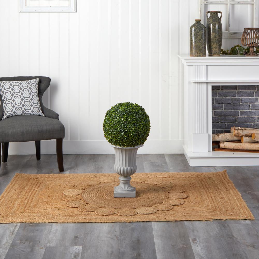 2.5ft. Boxwood Topiary with Urn (Indoor/Outdoor)