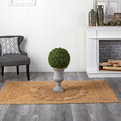 2.5ft. Boxwood Topiary with Urn (Indoor/Outdoor)