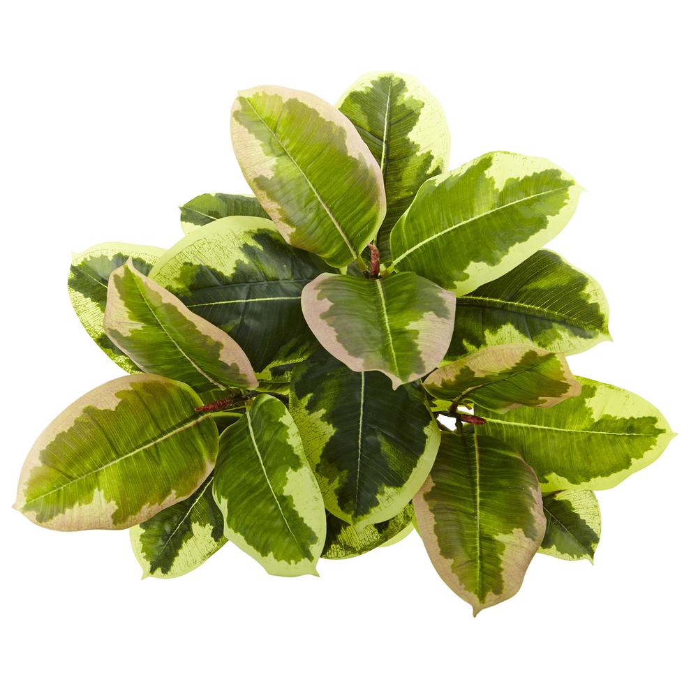 23in. Rubber Leaf Artificial Plant (Real Touch) (Set of 3)