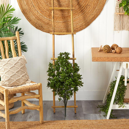 2.5ft. Tea Leaf Artificial Plant UV Resistant (Indoor/Outdoor)
