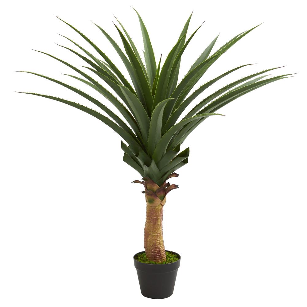 3.5ft. Agave Artificial Plant Green