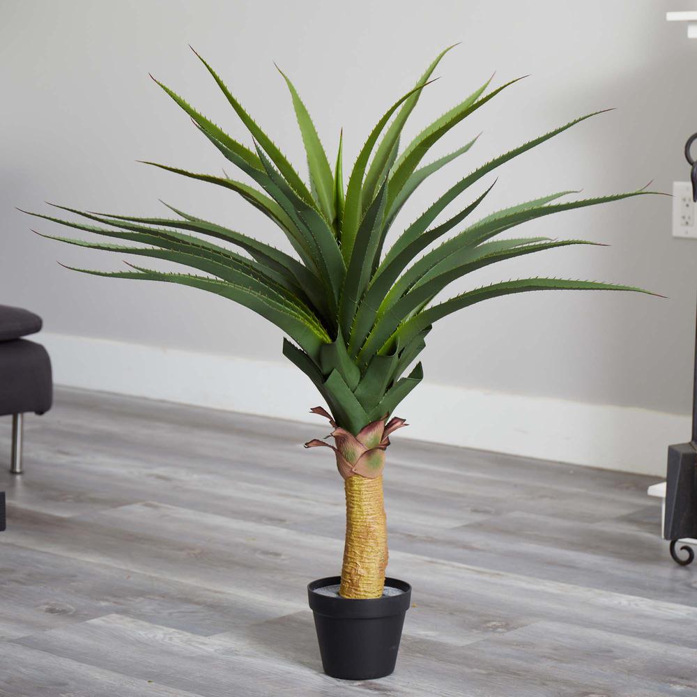 3.5ft. Agave Artificial Plant Green