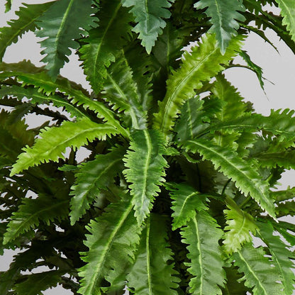 Marginatum Artificial Plant in White Tower Vase