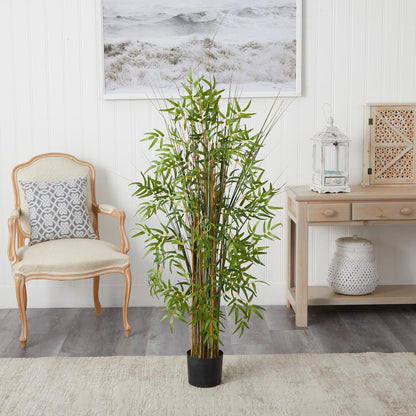 5ft. Bamboo Grass Silk Plant