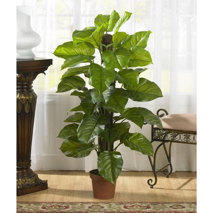 52in. Large Leaf Philodendron Silk Plant (Real Touch)