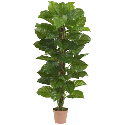63in. Large Leaf Philodendron Silk Plant (Real Touch)