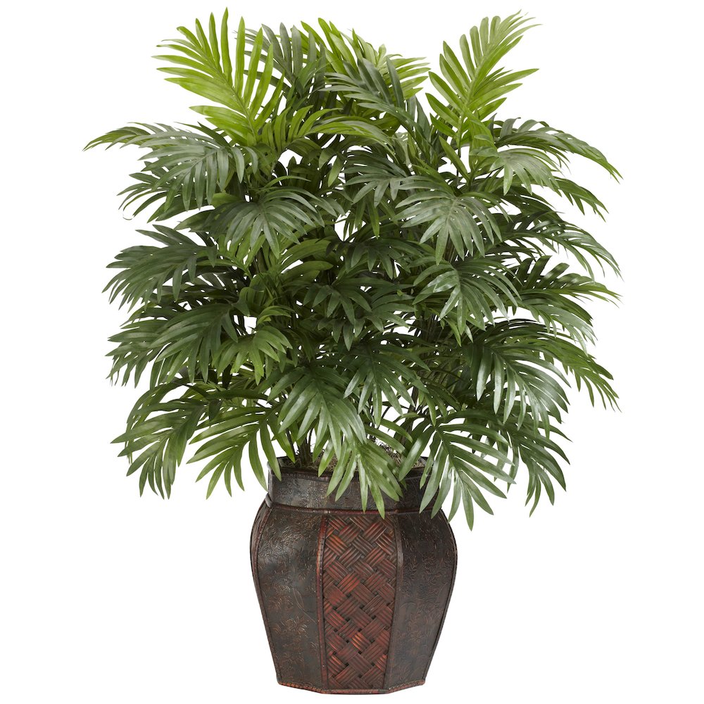38in. Artificial Areca Palm Plant with Vase