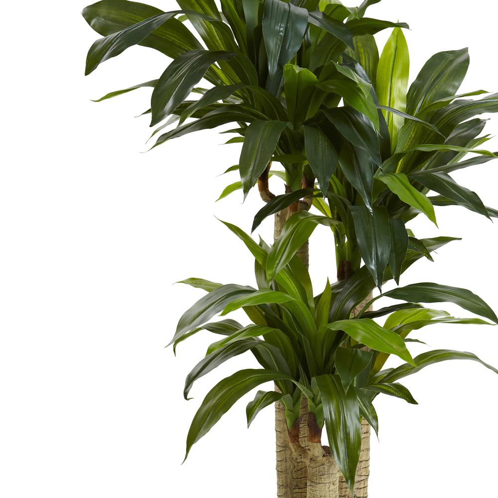 4.5ft. Cornstalk Dracaena Silk Plant with Vase (Real Touch)