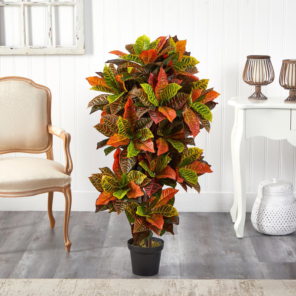 56in. Croton Plant (Real Touch)