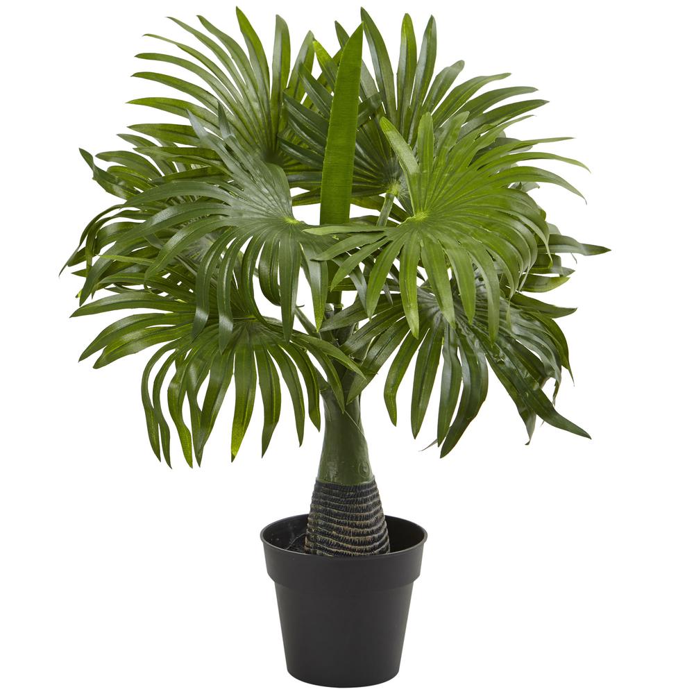 Areca, Fountain & Banana Palm Artificial Trees (Set of 3)